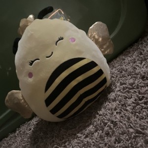 Squishmallows Bee Plush Stuffed Animal, Washable, Small 6-14 in, Yellow/Black