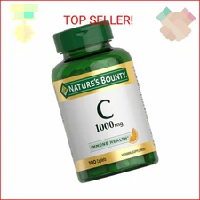 Nature's Bounty Vitamin C 1000mg, Immune Support Supplement, Powerful Antioxidan