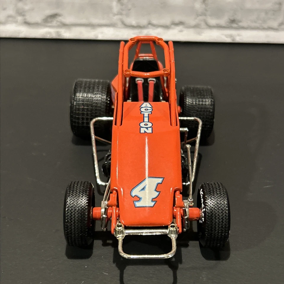 Action JJ Yeley #4 1997 acción naranja Sprint Dirt Car 1/24 diecast Sprint Car Foto 2 de 4