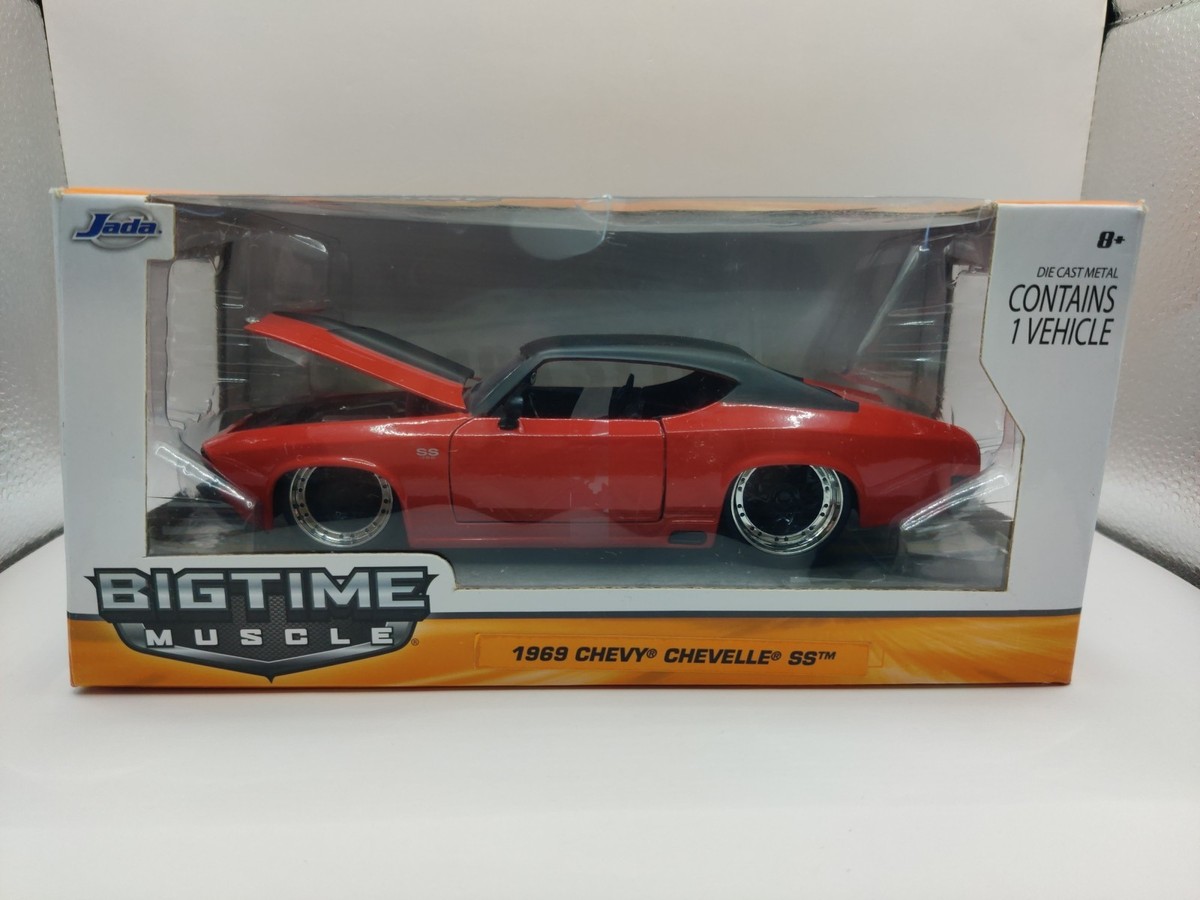 Jada Toys BigTime Muscle 1969 Chevrolet Chevelle SS Red Diecast