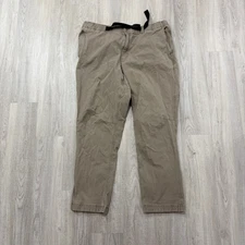 Duluth Trading Co. Chino Pants Men's Extra Large XL Beige Belted Waist Workwear