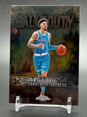 2025-26 Topps Chrome Ball of Duty BD-13 LaMELO BALL Charlott Hornets