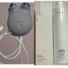 NuFACE MINI portable microcurrent facial toning device in Violent Dusk Set
