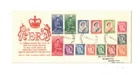 NEW ZEALAND 1954 QE Definitives on FDC,cds DANNEVIRKE