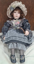 Show-Stoppers "Dolores" Victorian Style Sitting Porcelain Doll 16"  34/3500