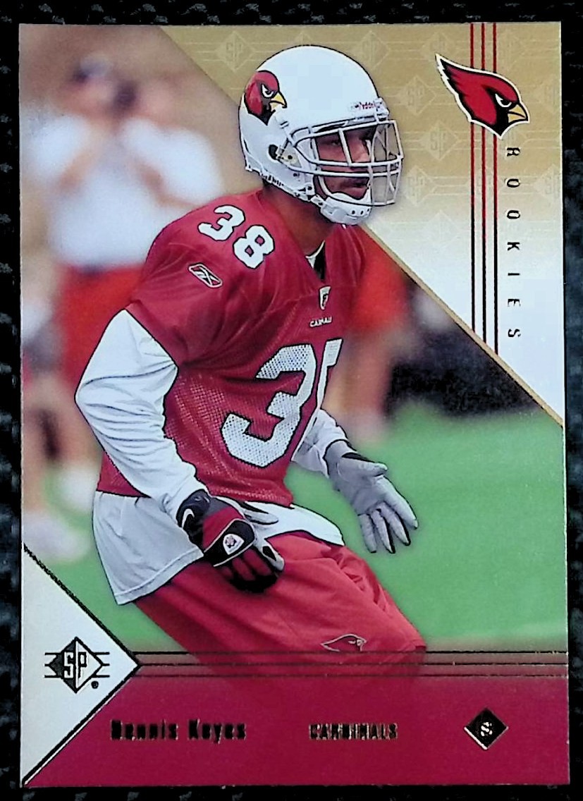 2008 SP Rookie Edition #114 - Dennis Keyes RC - Arizona Cardinals