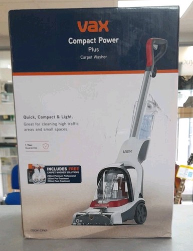 Vax CDCW-CPXP Compact Power Plus Carpet Washer - New - Opened In Store
