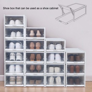 Pull Out Drawer Type Shoe Box Plastic Sandals Shoe Storage