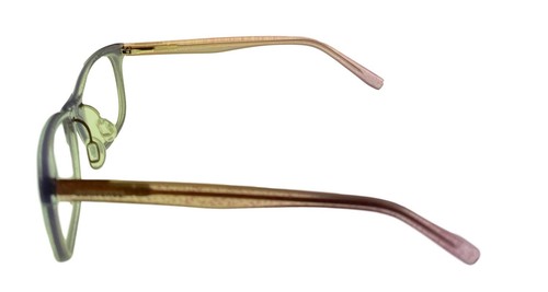 Converse Ophthalmic Women's Lilac Square Plastic Eyeglass Frame K402  47mm - Picture 3 of 6