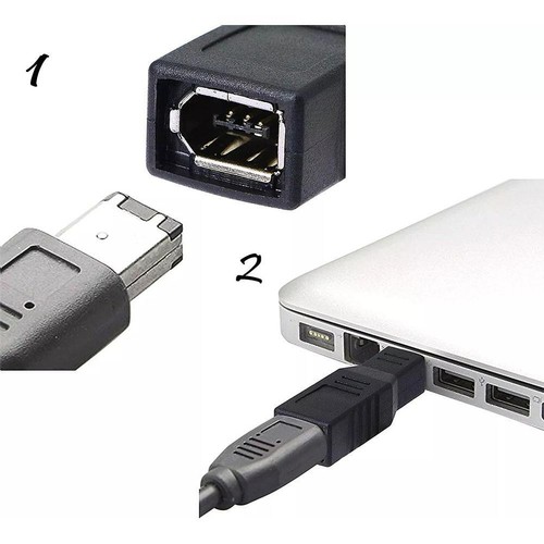 FireWire-Druckeradapter, Stecker 9p auf Buchse 6p, Schnittstelle 400/800 1 D2 - Bild 4 von 8