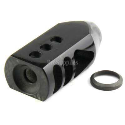 HOT! Tanker Style Muzzle Brake Triangular Baffl 5/8x24 Pitch for .308