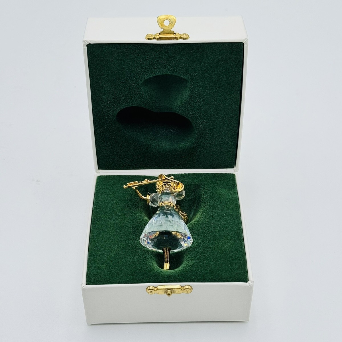 SWAROVSKI クリスタルメモリアルエンジェル 1999 Swarovski Crystal 1999 Angel Christmas Ornament NEW IN BOX
