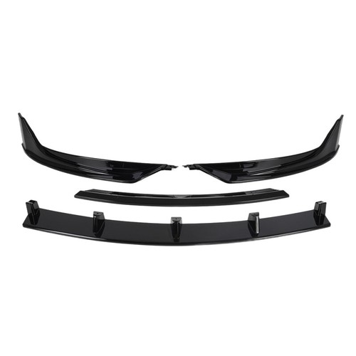 Divisor de labios de parachoques delantero estilo deportivo Winglet de 4 piezas para Tesla Modelo 3 2017-2023. - Imagen 17 de 18