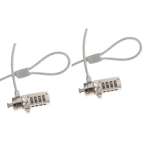 2 Count Drahtseil -Notebook -Schloss Computerversorgung Laptop-Sperrkabel - Bild 7 von 12