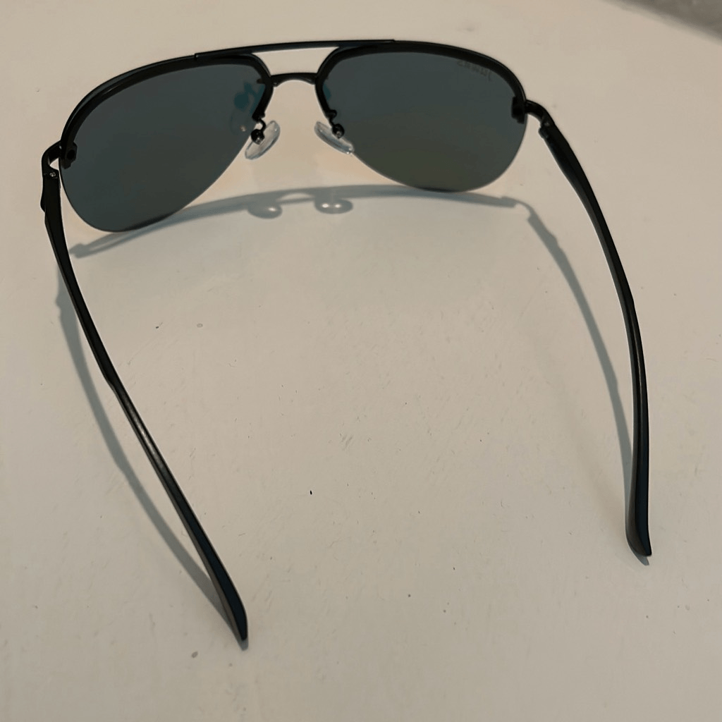 Tinted Jawns Unisex Aviator Sunglasses Polarized Orange Full Inclusion Tinted Jawns Unisex Aviator Sunglasses Polarized Orange Full  main image 3