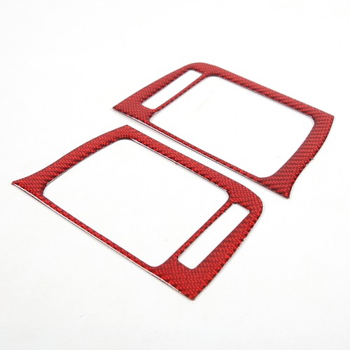 Red Carbon Fiber Center Console Side Vent Frame For Honda Pilot 2015-2019 - Picture 11 of 15