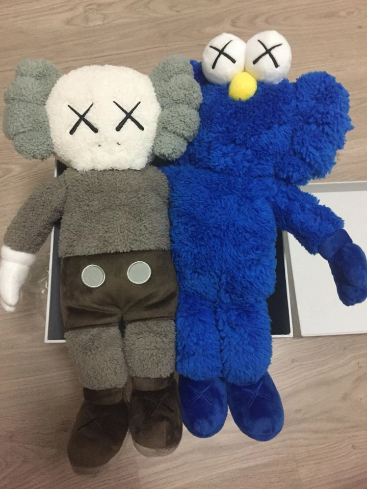 New in Box Kaws Seeing/Watching Limited Edition 16" Plush Sold Out - Image 4 of 4