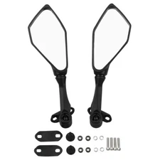 L&R ABS Rear View Side Mirrors FitFor Kawasaki Ninja ZX6R 13-25 300R EX300 13-17