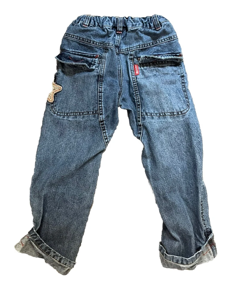 Jeans Oilily Niños Talla 116 6 Estrellas Parche Bolsillos Cintura Ajustable Foto 2 de 4