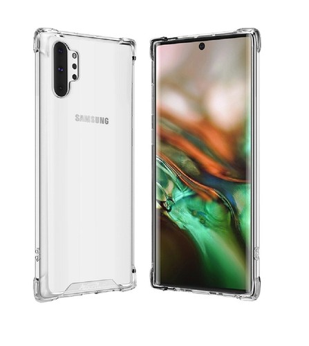 Samsung Note 10 Plus CASE Shockproof Clear w/Pumpers TPU - Picture 8 of 12