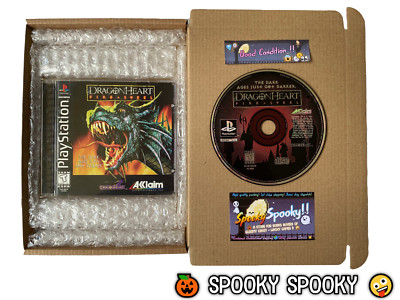 Dragonheart Fire & Steel PS1 - NTSC-U/C USA GC CIB mit Reg - Tracked