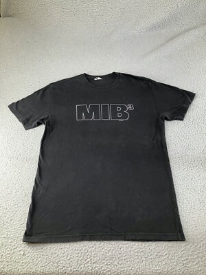 Men In Black 3 Shirt Mens Medium Black 2012 Movie Aliens MIB3 Will Smith