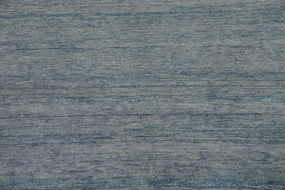 Stylish Gabbeh Solid Design Wool Modern Square Rug - Enhance Your Home Decor 4x4 - Image 3 of 4