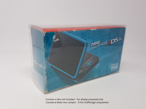 BOX PROTECTOR FOR NINTENDO 2DS XL CONSOLE CLEAR PLASTIC CASE - Picture 2 of 3