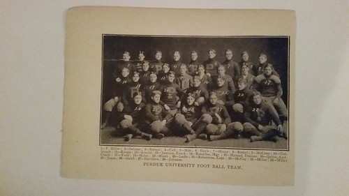 Purdue Boilermakers University 1900 Football Team Picture