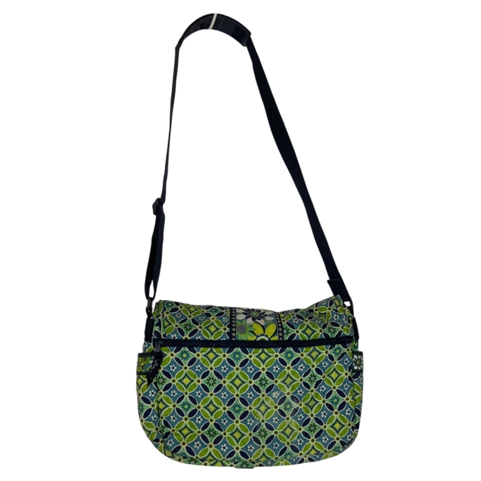 Vera Bradley Baroque Messenger Bag With Adjustable Strap & Multiple Pockets - Image 4 of 4