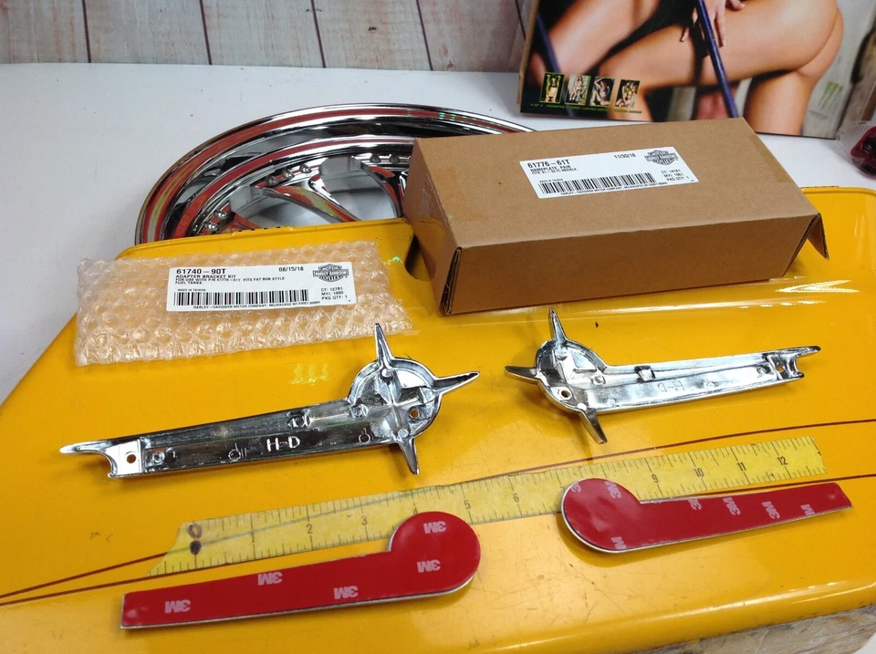 🔥正品哈雷复古风格油箱徽章旅游软尾 Dyna — 第 3/4 张图片