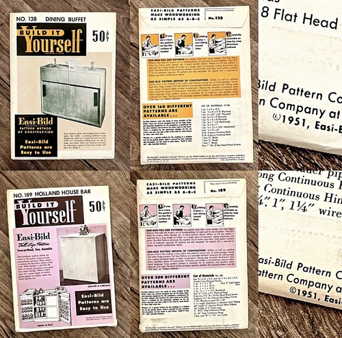 Vintage EASI-BILD Patterns | Build It Yourself | Your Choice! All Sealed & New! - Picture 23 of 27