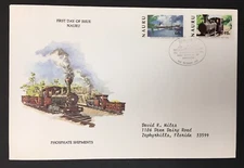 Nauru Phosphate Shipments FDC From Around The World Oversized PCS October 1982