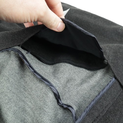 Ermenegildo Zegna MILA Fit Wool Cashmere Dark Gray Charcoal Overcoat 46R - Picture 17 of 24