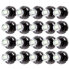 20Pcs Ice Blue T4 T4.2 Neo Wedge LED Bulbs Instrument Cluster Dashboard Lights