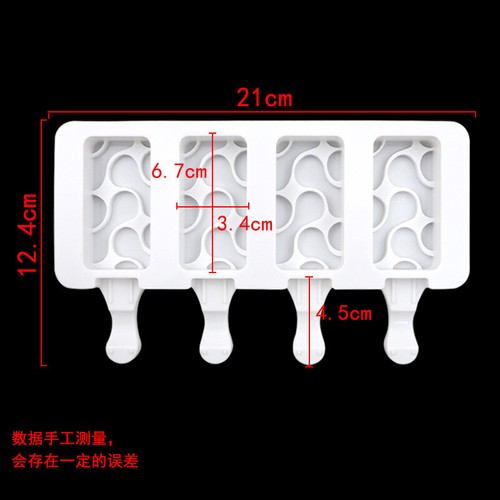 Ice Cream Mould Silicone Popsicle Lollipop Mold Frozen Dessert Maker Ice Lolly - Picture 17 of 39