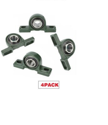 UCP205-16 Solid Base Pillow Block Bearing 1'' Bore Self Aligning 2 Bolt (4 PCS)