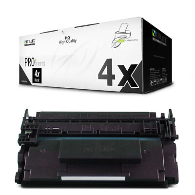 4x Toner für HP LaserJet Pro M 402 dw d dn dne n Cfü26X 26X BLACK