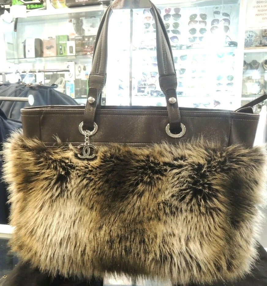 chanel precision bag ,, fuzzy brown bag that’s so