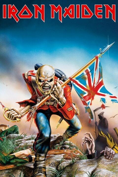 Iron Maiden Poster The Trooper Commercial | eBay