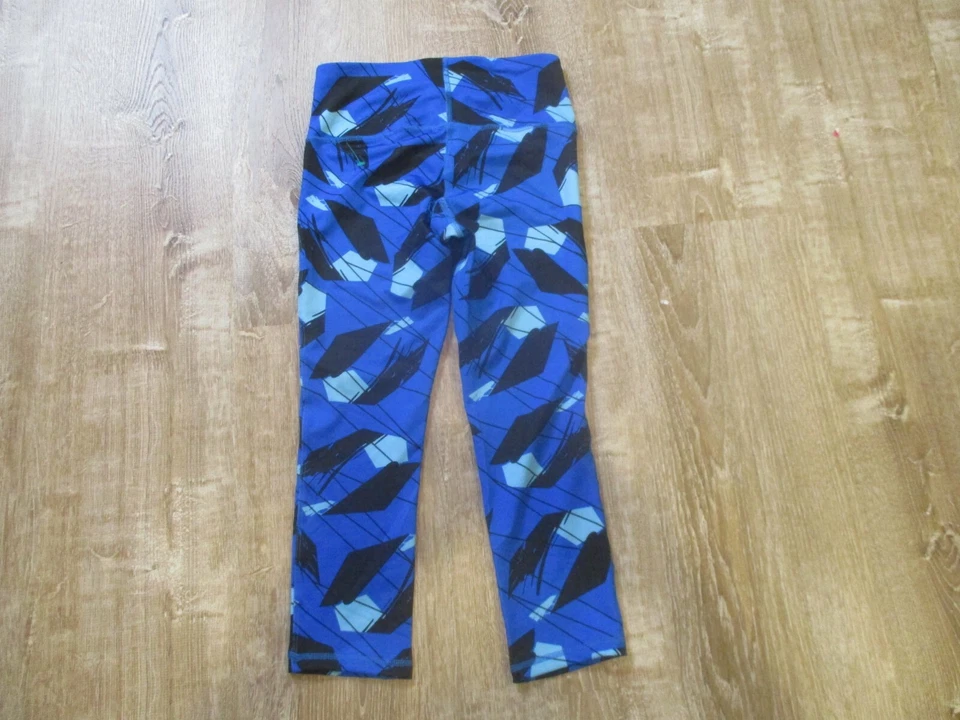 PANTALONES DE YOGA CASSIE CAPRI MULTICOLOR AZUL ESTAMPADO ROCA MOVIMIENTO SATVA XS Foto 4 de 4