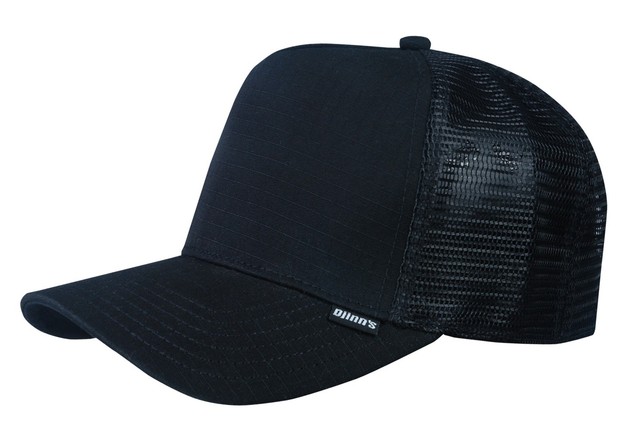 Djinns Trucker Cap HFT Rib Stop Black Mesh Rip Camouflage Linen Basic Hat