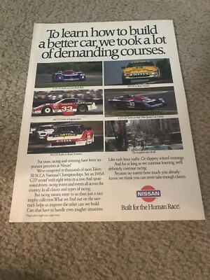 Vintage 1989 NISSAN GTP ZX-TURBO 300 ZX-TURBO WINS INDY NASCAR