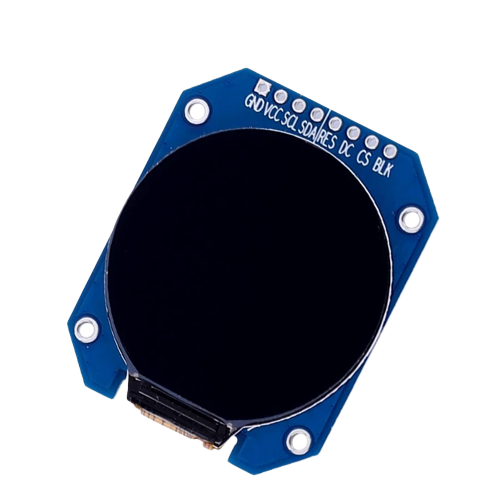 Round TFT LCD 1.28 inch Module 240x240 IPS Display with GC9A01 Driver - 第 1/11 張圖片