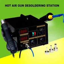 DKT Desktop Drawing Station 850A + Desoldering Station Digital Heat Gun