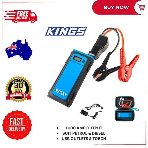 1000A Lithium Battery Starter Jump Starter Portable USB Power Bank