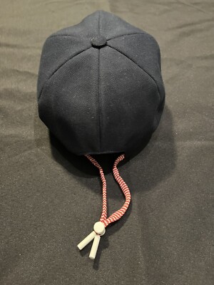 BALLY ハット 黒 58cm BALLY SWITZERLAND DRAWSTRING BLUE BASEBALL CAP 58cm SIZE M
