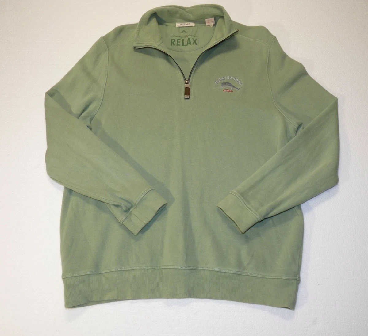 tommy bahama relax half zip sweatshirt