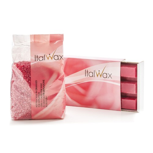 ItalWax Hartwachs In Granulat Für Streifenlose Enthaarung Rose 500 G 8589