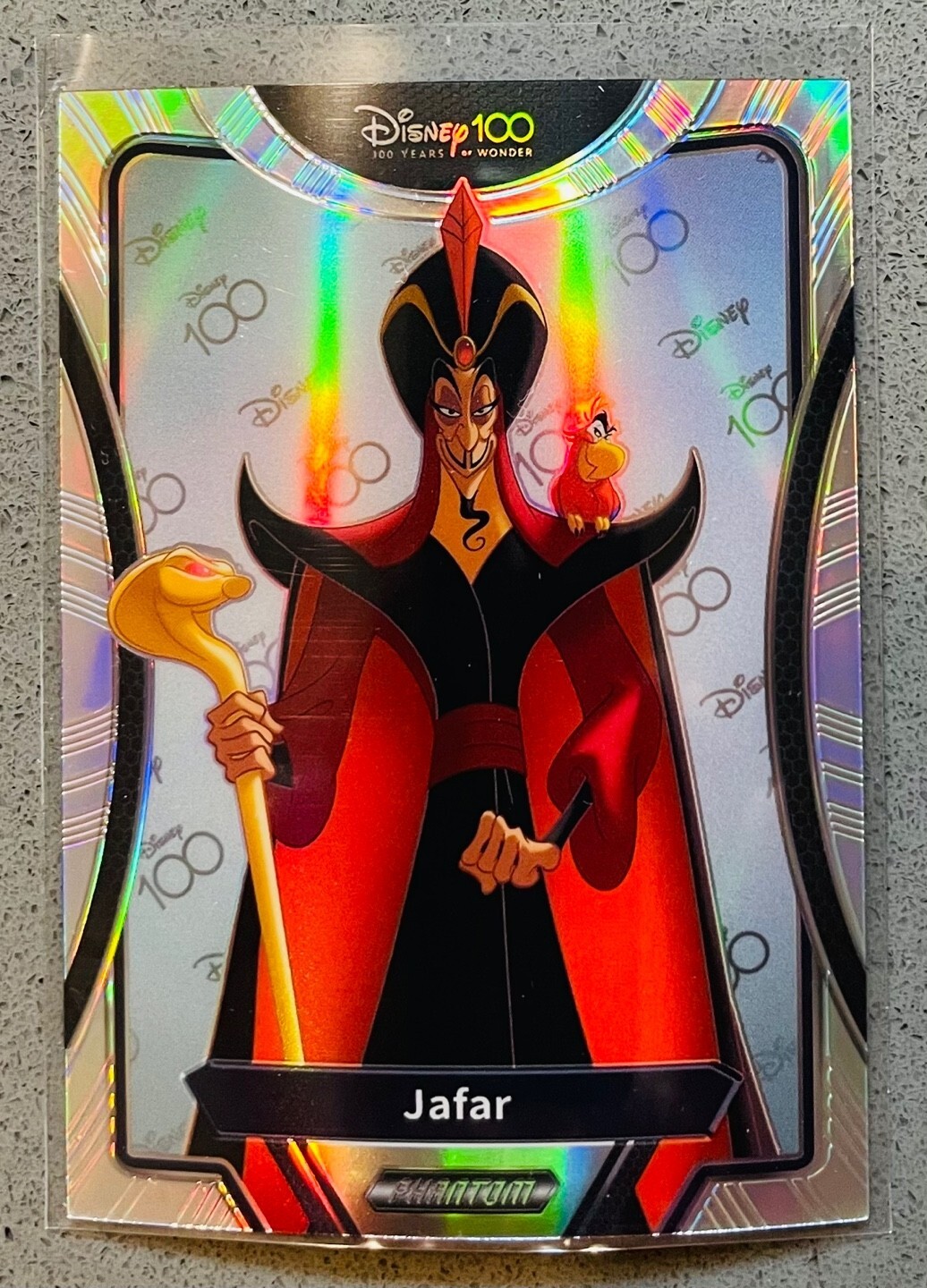 2023 Kakawow Phantom Disney 100 Years Wonder #107 Jafar Aladdin Silver Refractor